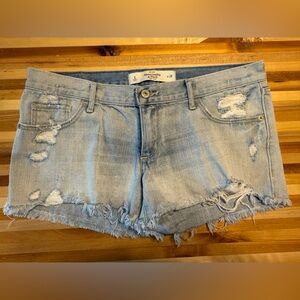 Ambercrombie & Fitch Distressed Denim Shorts